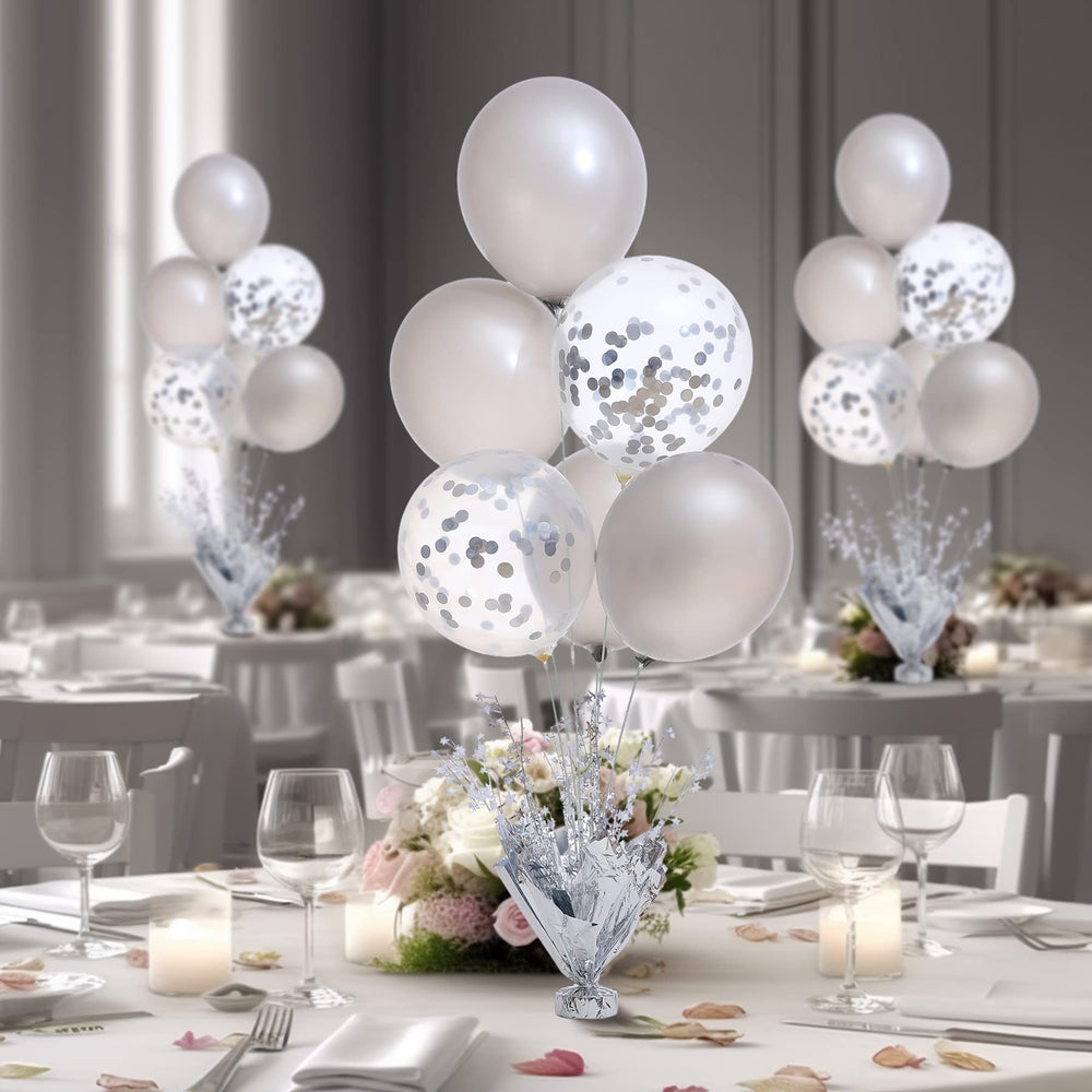 Suppromo balloon stand sticks provide adjustable height for custom centerpieces.