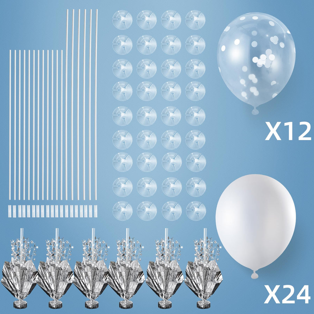 Suppromo table centerpiece setup elevates events like birthdays and weddings.