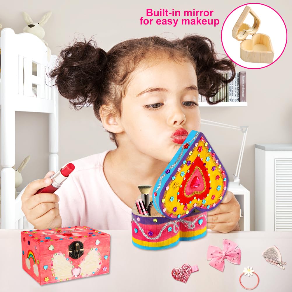 SUPREME XMAS rectangle treasure box, ideal for painting and keepsakes.