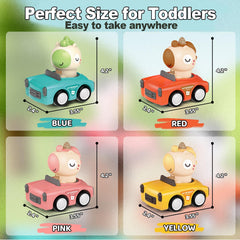 SUPVIB Press to Go yellow car engaging colors for early color recognition