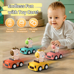 SUPVIB Press to Go car with soft anti-slip wheels for steady motion