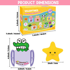 Close-up of cute animal squishies for tactile play and stress relief