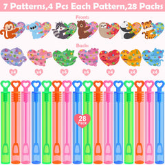 SURCVIO animal-design valentines cards for sharing friendship and fun