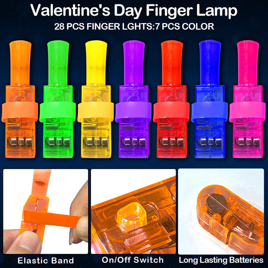 SURCVIO animal-design finger lights show seven patterns to delight kids