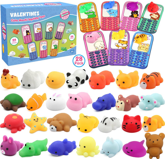 SURCVIO animal mochi squishies for classroom gifts and stress relief.