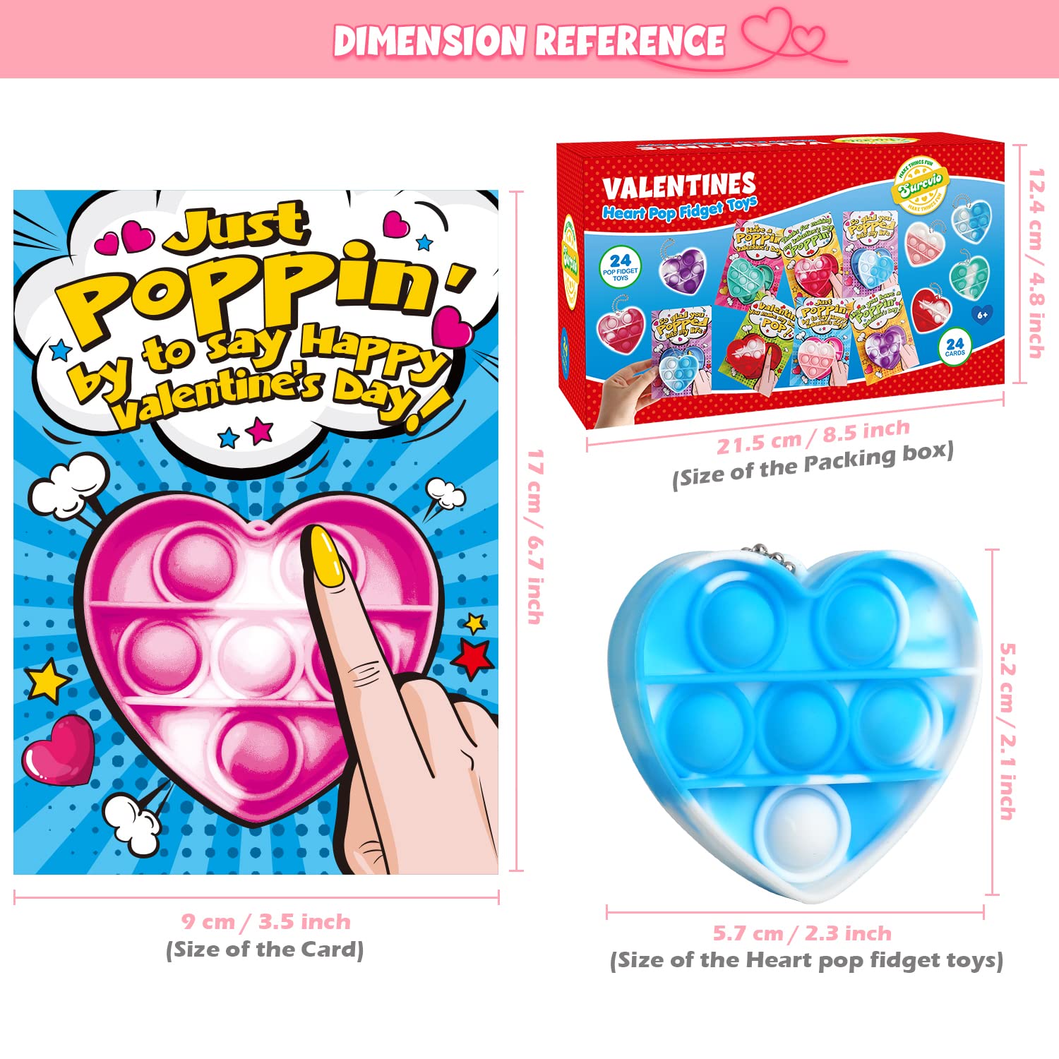 SURCVIO heart-shaped fidget toy for sensory engagement