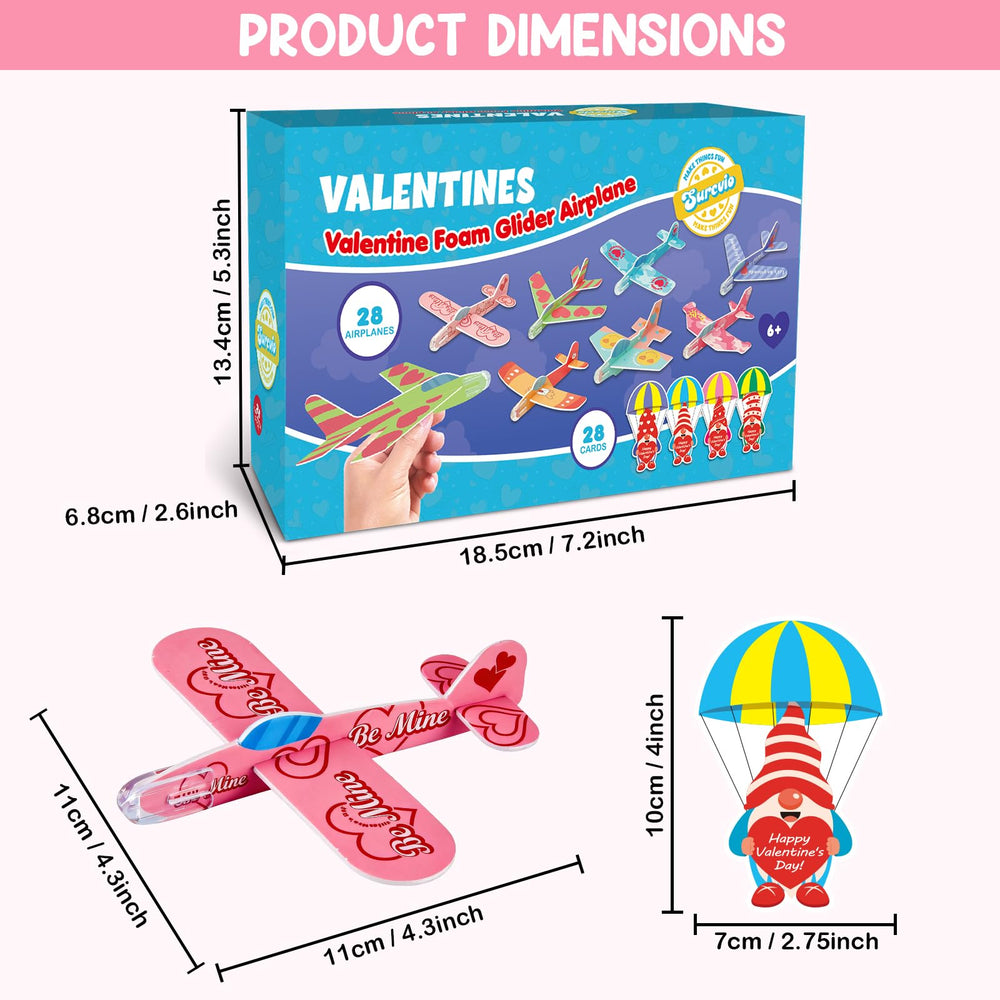 SURCVIO safe, lightweight foam airplanes ideal for kids crafts and party favors.