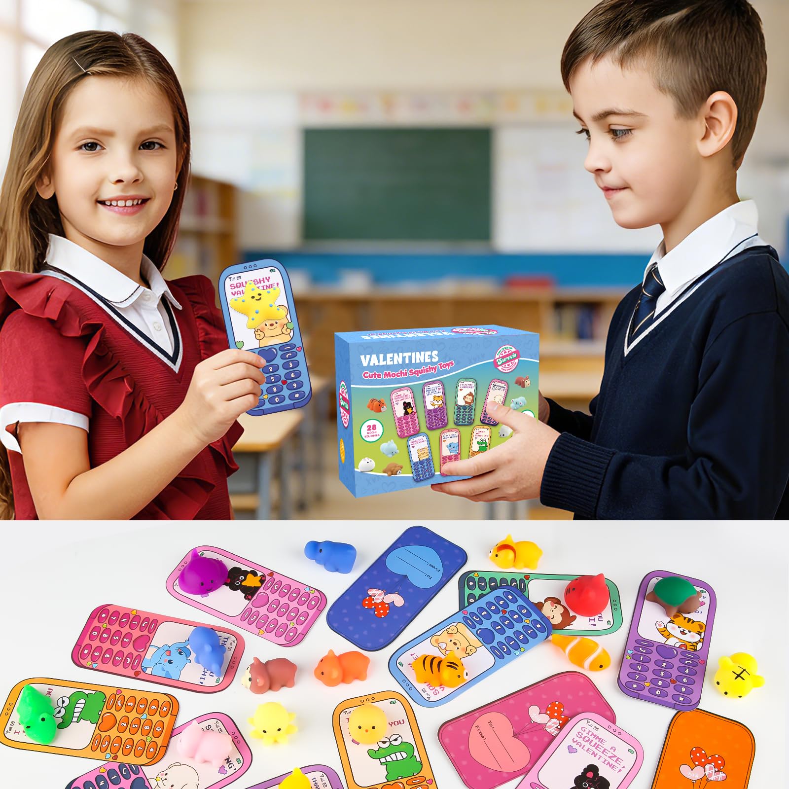 SURCVIO safe soft squishy material ensures lasting, gentle fun.