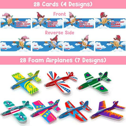 SURCVIO valentines cards with gnome designs, ideal for classroom exchanges.