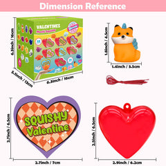 SURCVIO Valentines cards set with seven designs for personal messages