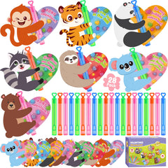 SURCVIO valentines mini bubble wands delivering playful bubbles for kids