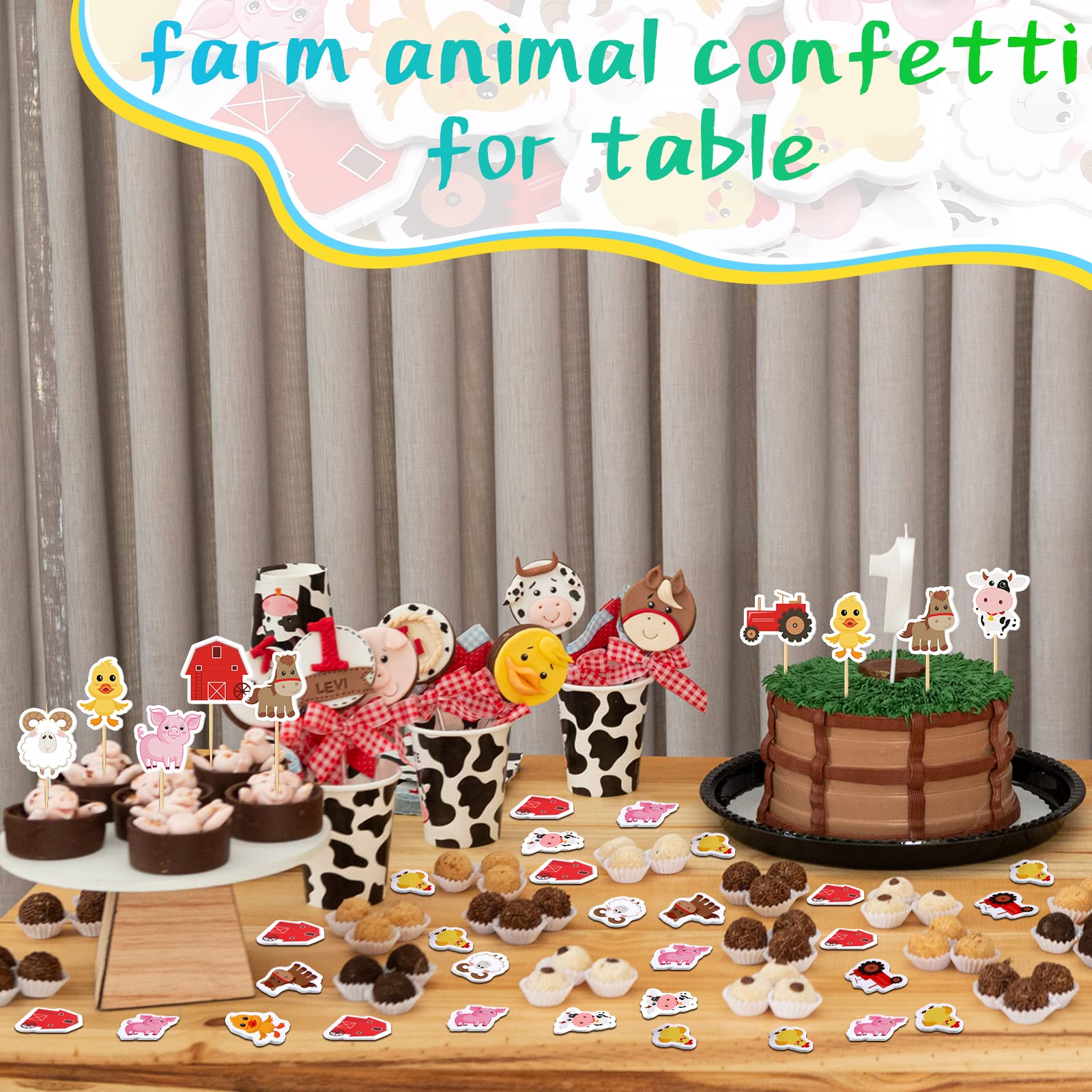 Sureio cow foam stickers enhance DIY projects and party decor.