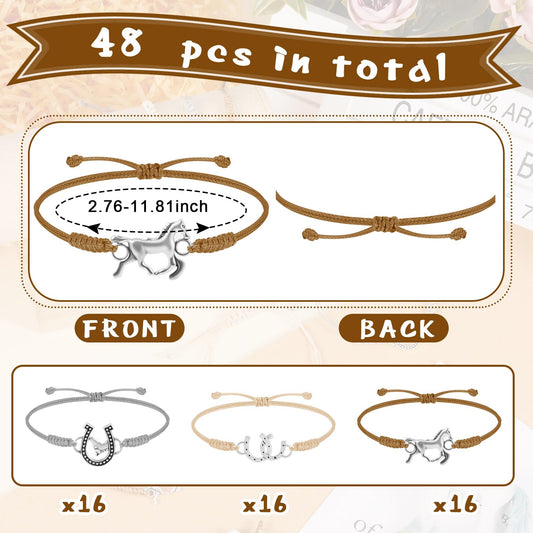 Sureio horse bracelet beige color with versatile party wear.