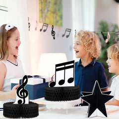 Sureio music decor used in classroom, baby shower, or wedding settings