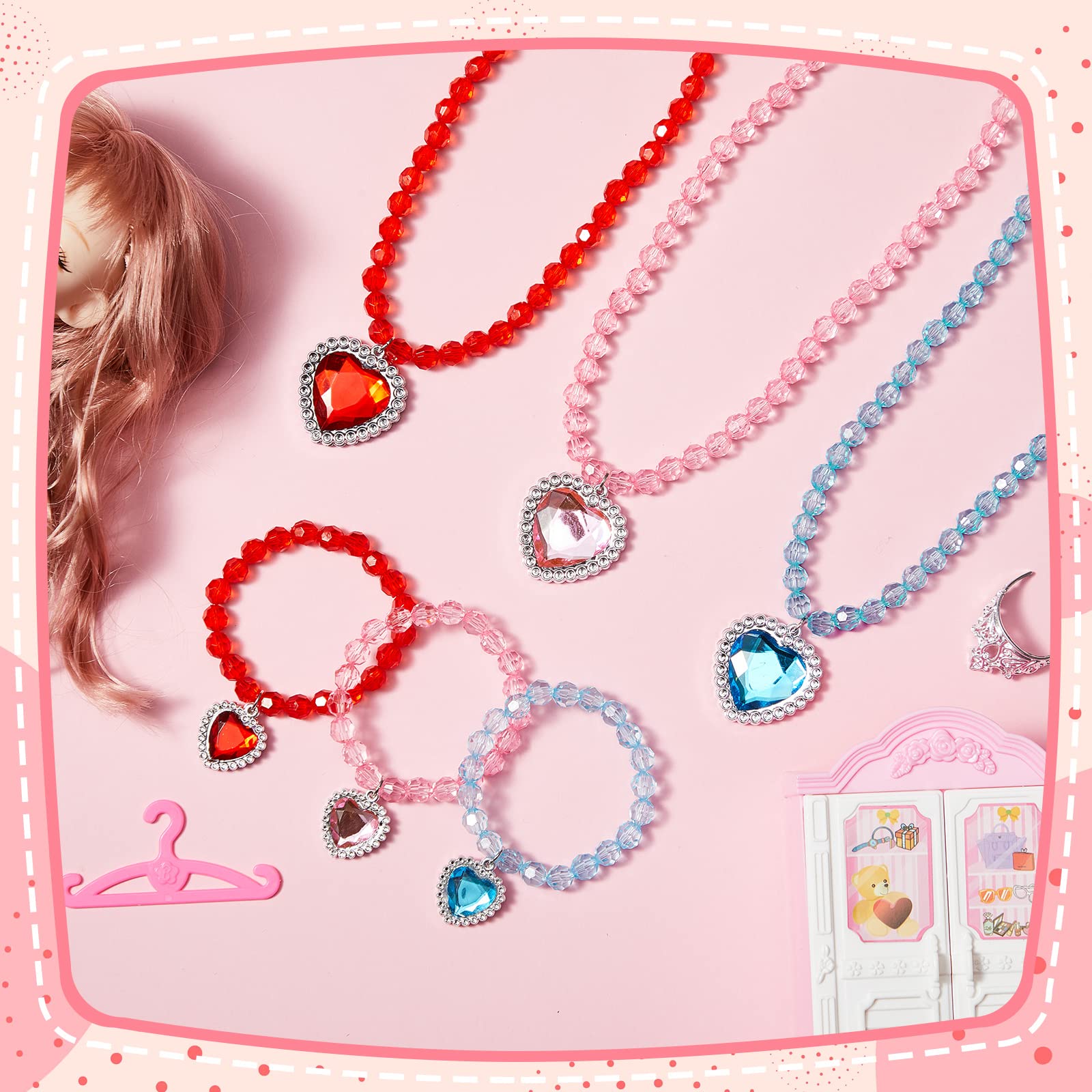 Sureio toddler dress-up kit with vibrant beads and charms.