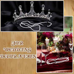 Sureio wedding events: pearl necklace adds timeless elegance.