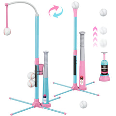 Surelect 3-in-1 T Ball Set overview showing versatile play options for growing hitters.