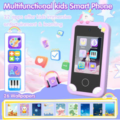 Surelect dual-camera kids phone capturing moments with simple photo and video features.