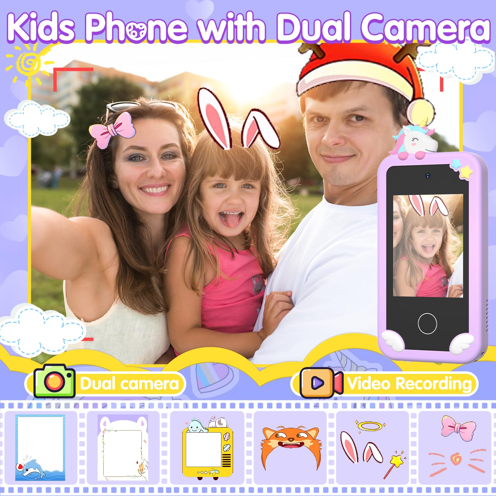 Surelect durable silicone shell protects the device during daily kid use.