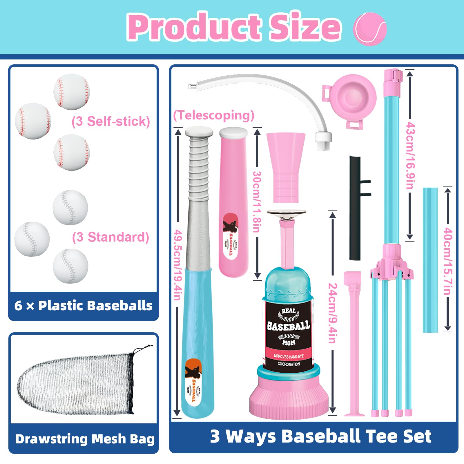 Surelect portable set stores easily for indoors or outdoors.