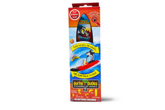 Surfer Dudes Curly legend gliding along the shore for playful energy