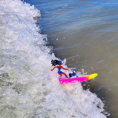 Surfer Dudes wings, skeg, and fin key shown for customization