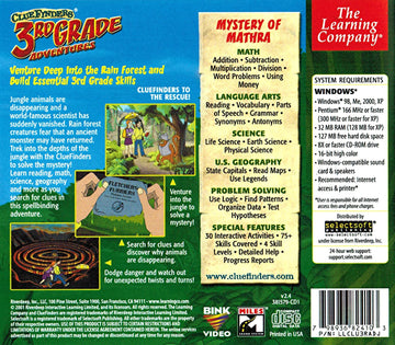 Surplusoft Distrib Clue Finders 3rd Grade scene jungle adventure fosters problem solving and geography skills
