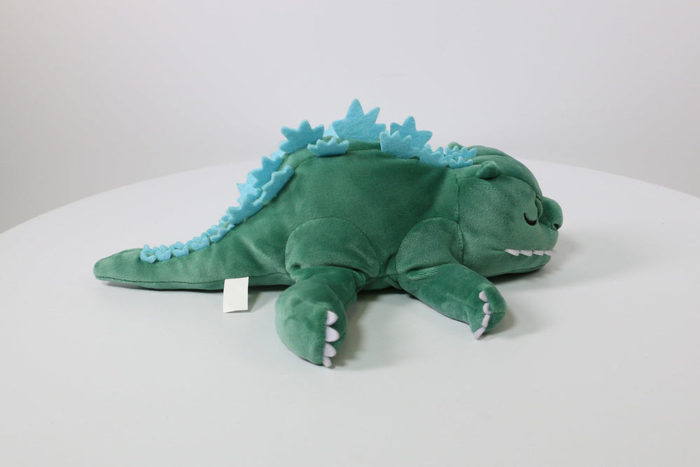 Close-up of felt spines on Surreal Entertainment Godzilla sleeping plush for tactile charm.