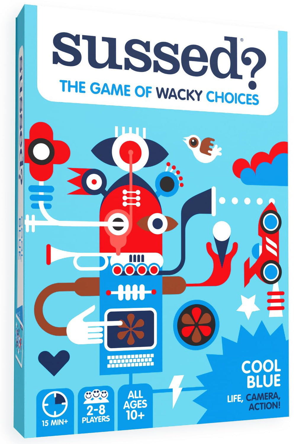 SUSSED Wacky What Would You Do? card game deck for engaging family nights