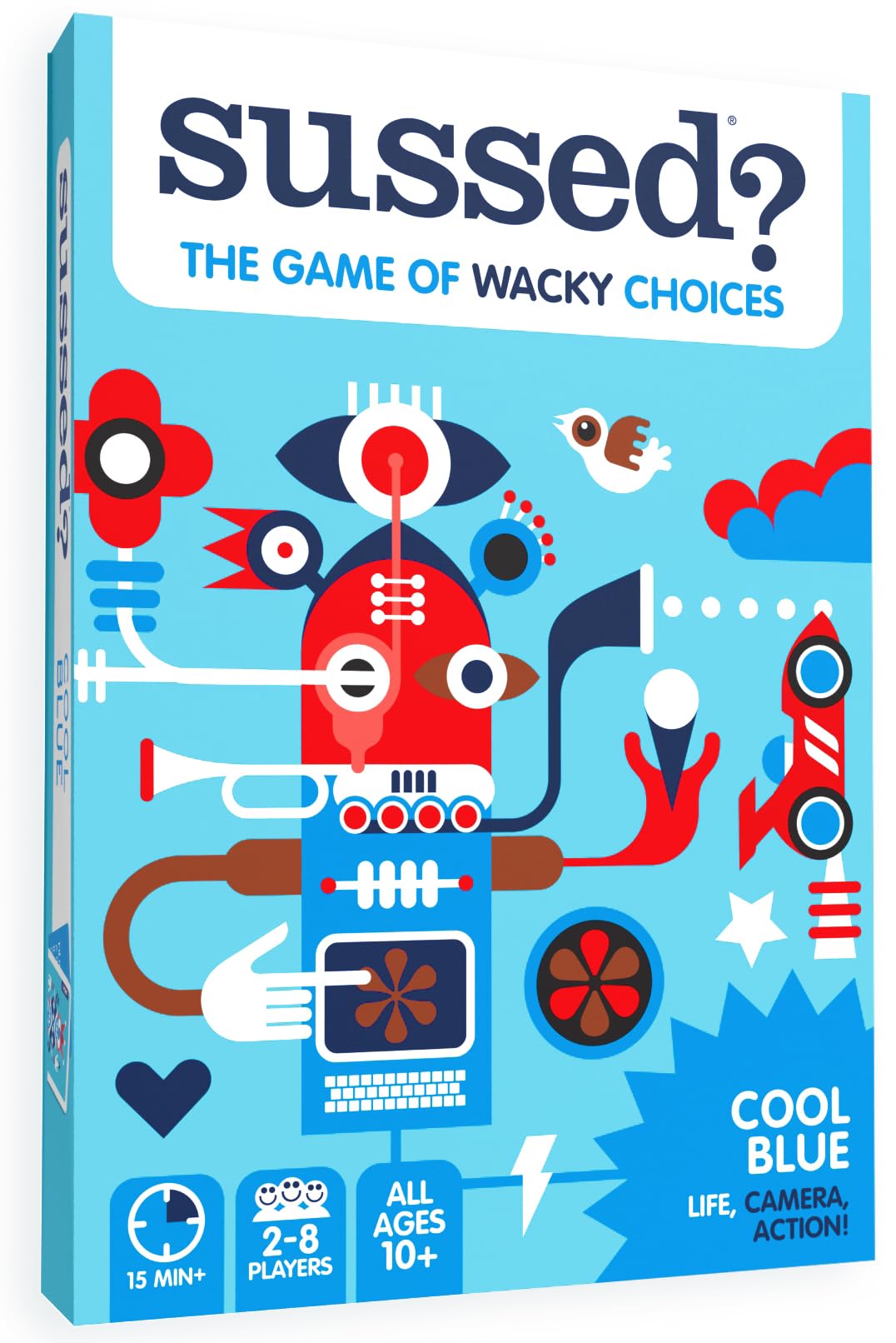 SUSSED Wacky What Would You Do? card game deck for engaging family nights