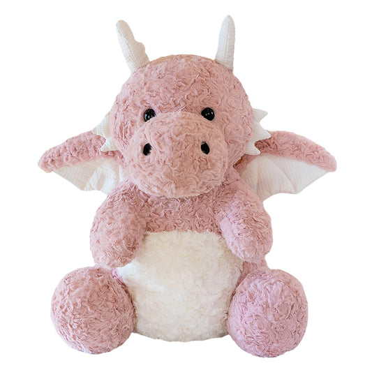 SUSULF Little Flying Dragon pink 7.87in plush for cozy playtime.