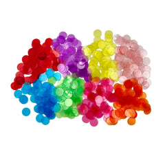 SUTIMSHE green clear bingo chip for math counters and sorting tasks