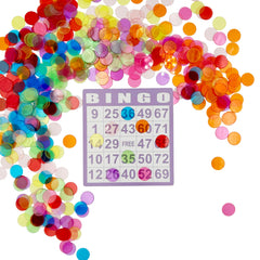 SUTIMSHE purple clear bingo chip for color-coding and classroom activities