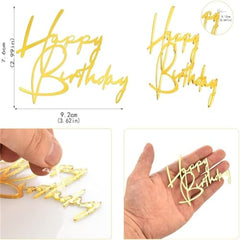 SUVO 10-piece cake toppers fit cupcakes and cakes with durable style.