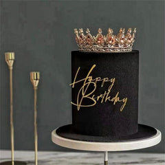 SUVO gold acrylic cake toppers provide a quick, premium decoration upgrade for desserts.
