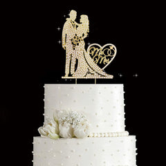 SUVO sturdy metal construction topper with secure prongs for stable cake placement