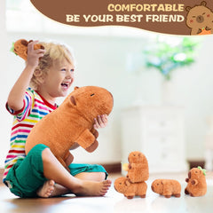 SuzziPals capybara plush fuels imaginative storytelling during playtime.