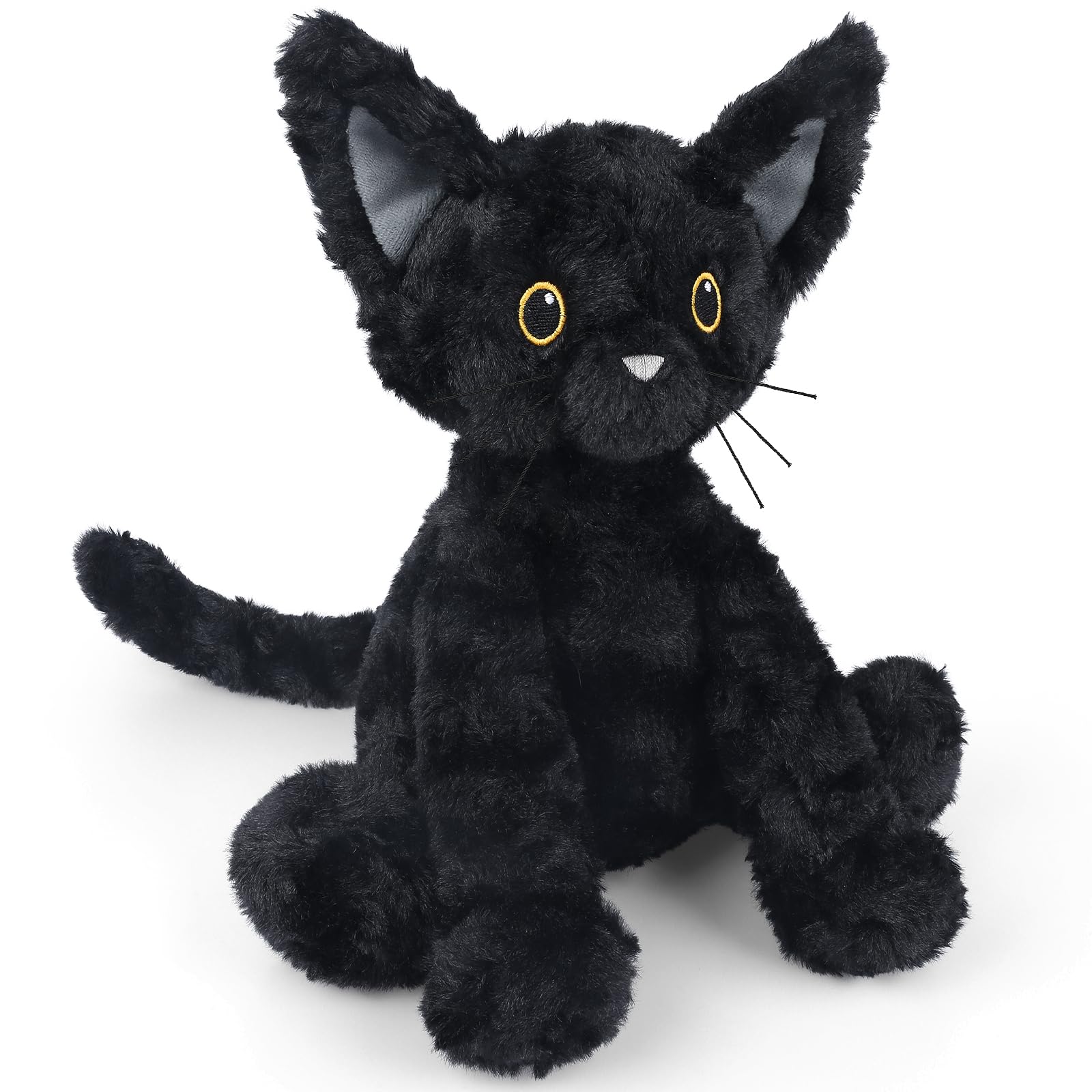 SuzziPals cozy cat plush enhances bedroom decor while providing warmth.