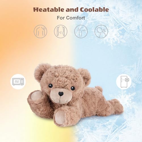 SuzziPals Brown Teddy Bear soft plush invites cuddling and comfort.