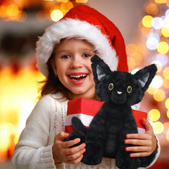 SuzziPals child-friendly heatable cat plush as a comforting companion.