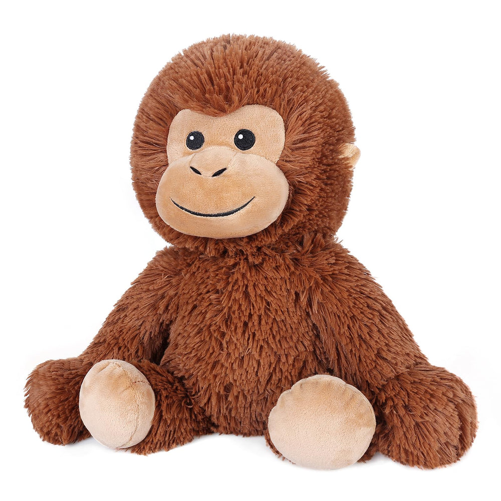 SuzziPals lavender scented monkey plush supports gentle comfort during menstruation