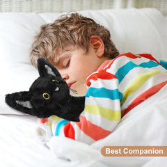 SuzziPals soothing cat plush fosters stress relief during bedtime and travel.