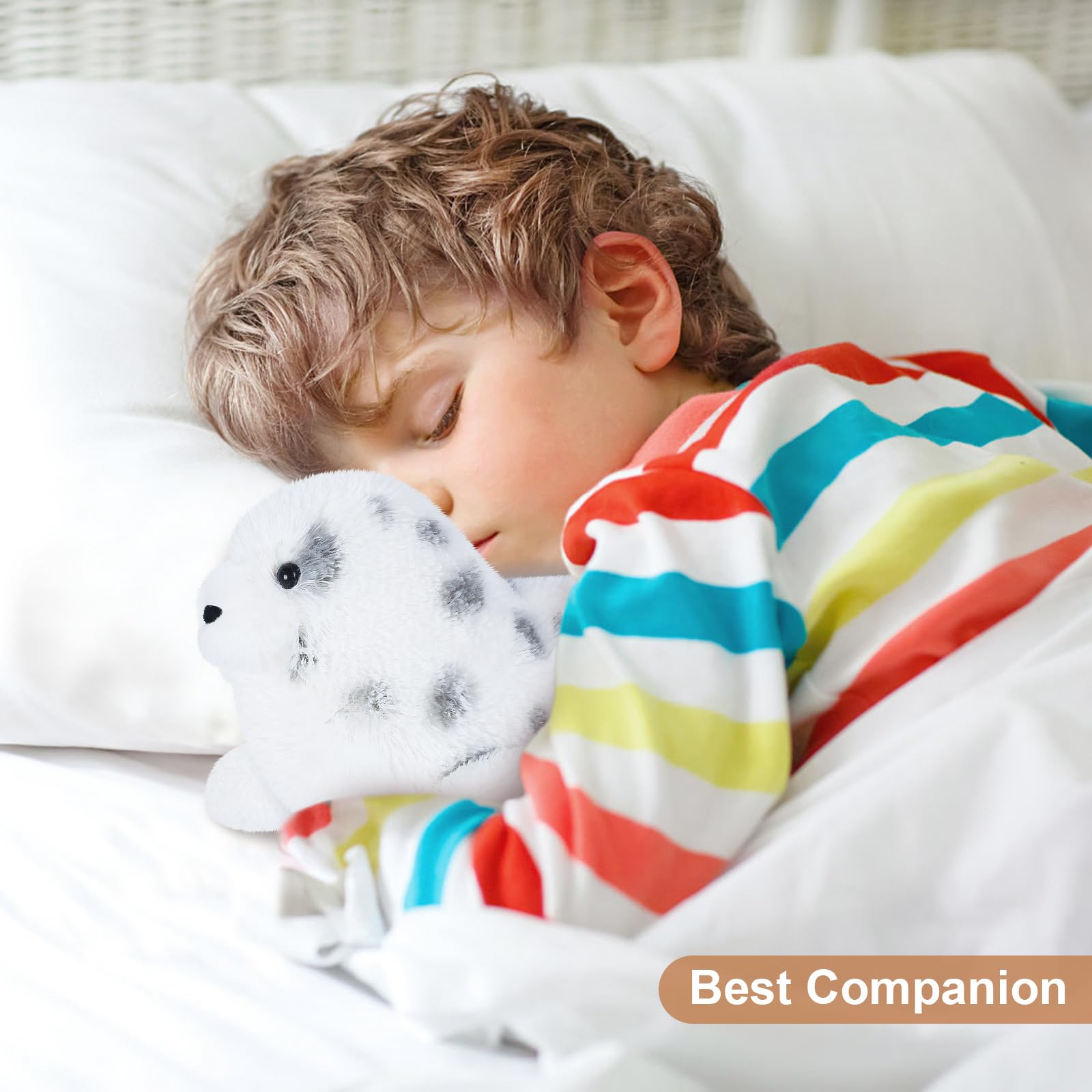 SuzziPals Seal soft plush offers comforting bedtime companionship