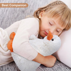 SuzziPals stress-relief duck plush ideal for hugs and anxiety relief