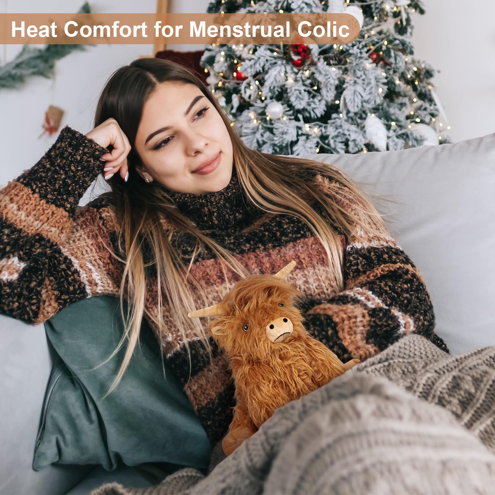 SuzziPals stress-relief plush cow offers comforting companion in tense moments.