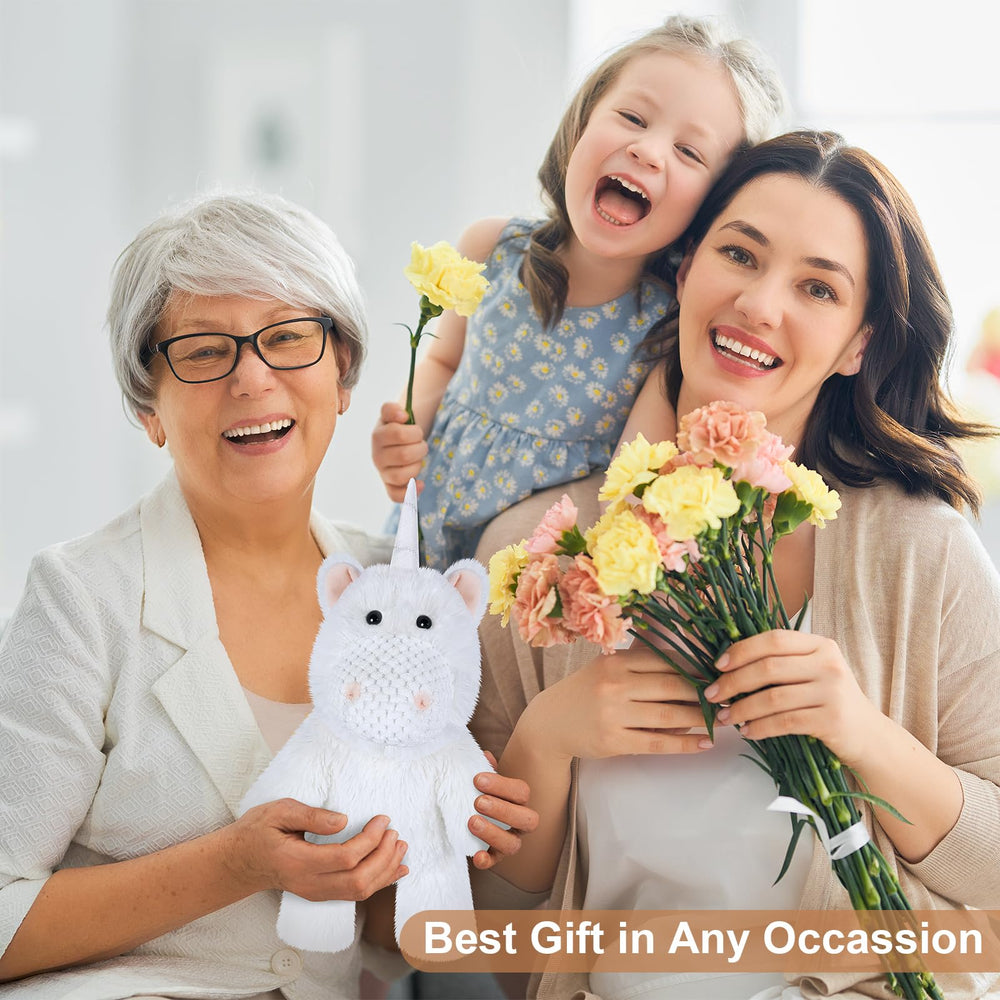 SuzziPals unicorn plush as a soothing stress relief toy