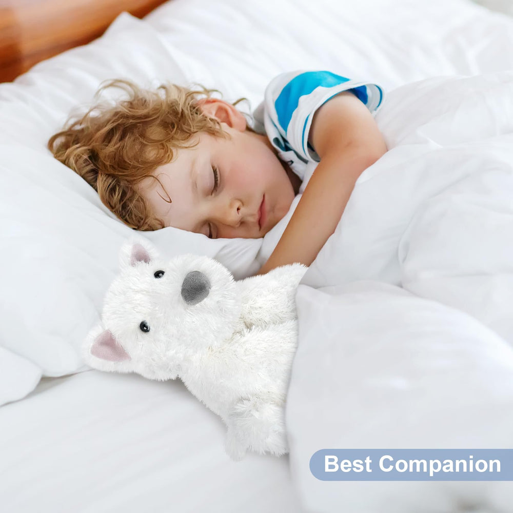 SuzziPals Westie bedtime companion for soothing nighttime snuggles.