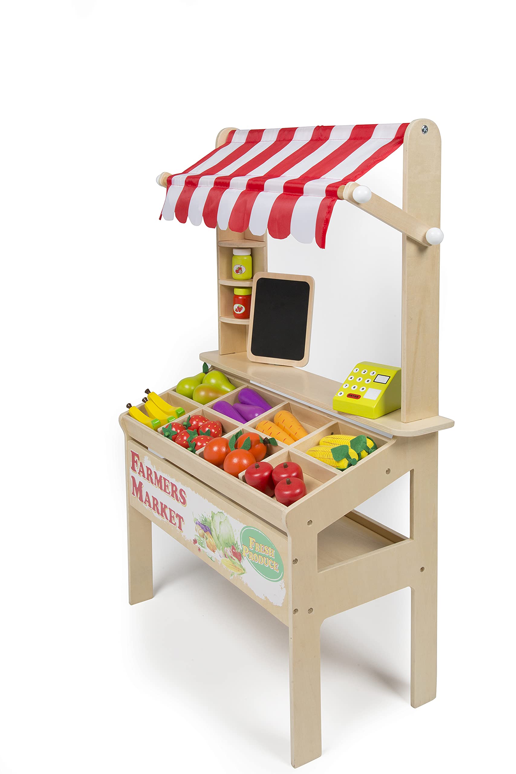 Svan shopping bag for groceries helps organization during play.