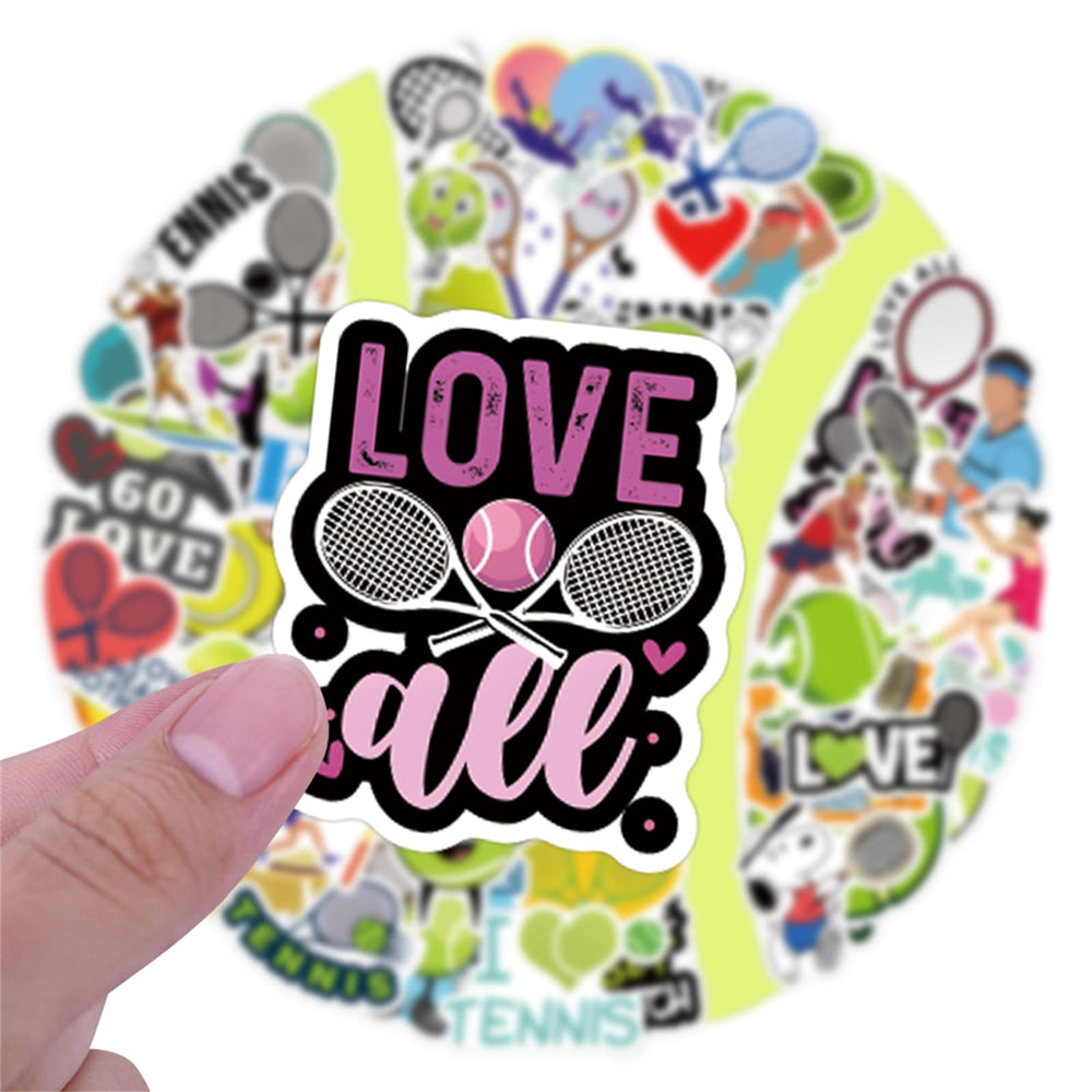 SVGDHZK tennis stickers laptop-and-gear designs offer easy, residue-free removal