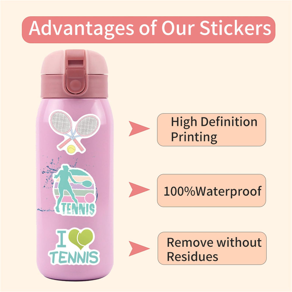 SVGDHZK tennis stickers diverse-collection for sports fans